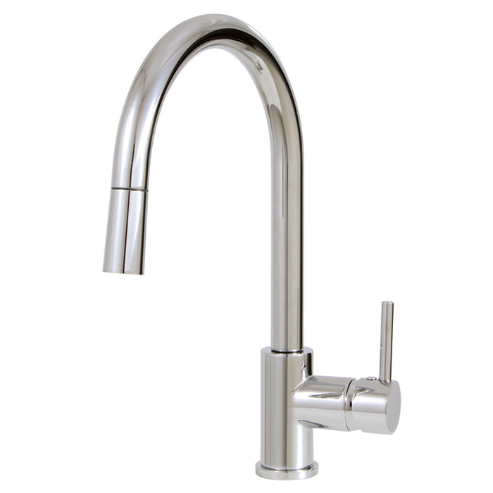 AQUABRASS Pull-down single stream mode kitchen faucet 3345-N