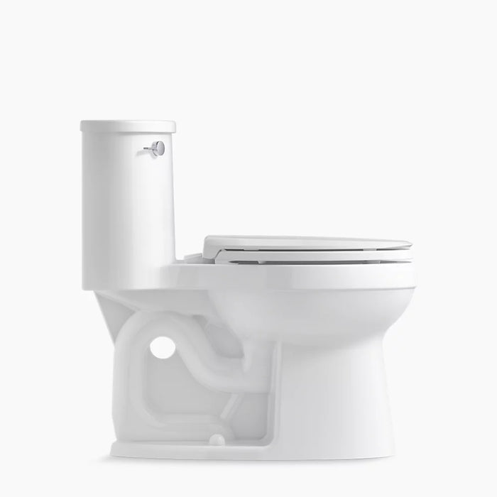 KOHLER 3946-0 ADAIR COMFORT HEIGHT 1-PIECE ELONGATED 1.28 GPF TOILET WITH QUIET-CLOSE SEAT - WHITE