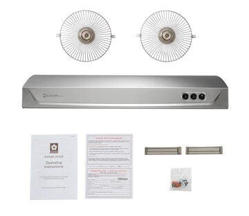 R-727II SERIES SAKURA 30" RANGE HOOD , Stainless, flat filters, dual motors