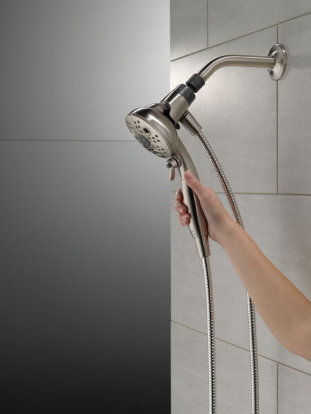 DELTA SureDock™ 5-Setting Hand Shower In Satin Nickel 75507SN-140