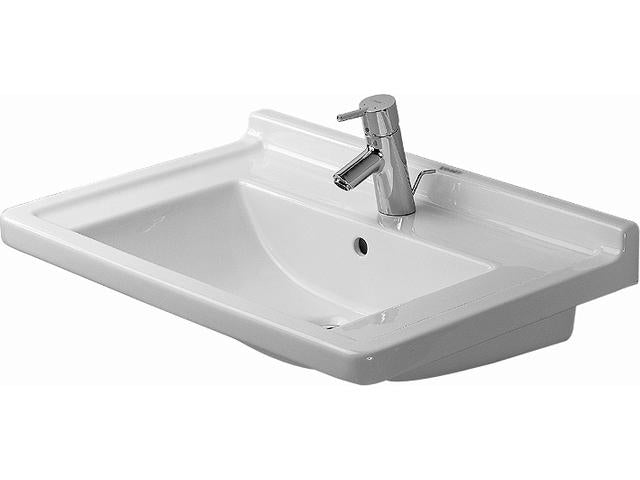 Duravit 0304700000 Starck 3 Single Hole Washbasin - White