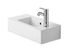 Duravit 07035000091 Vero Handrinse Washbasin for Wall Mount Vanity - White