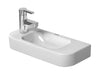 Duravit 0711500008 Happy D.2 Handrinse Washbasin Faucet Hole on Right - White