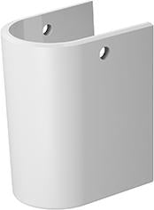 Duravit 0858260000 Siphon Cover for Darling New Handrinse Sink - White