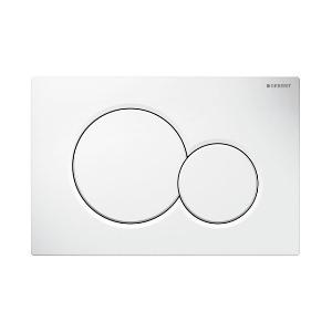 GEBERIT 115.770.11.5 Sigma01 Dual Flush Actuator Plate - Alpine White