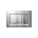 GEBERIT 115.883.KN.1 Sigma30 Dual Flush Actuator Plate - Matte Chrome / Bright Chrome / Matte Chrome