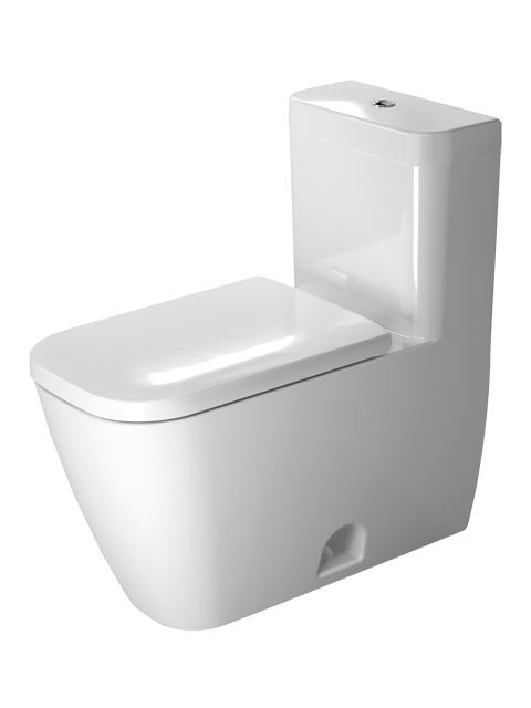 Duravit 2121010001 Happy D.2 One-Piece Elongated Toilet (seat sold separately) - White