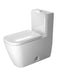 Duravit 2121010001 Happy D.2 One-Piece Elongated Toilet (seat sold separately) - White