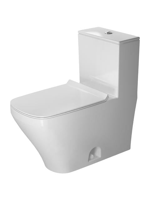 Duravit 2157010005 DuraStyle One-Piece Dual Flush Elongated Toilet (seat sold separately) - White