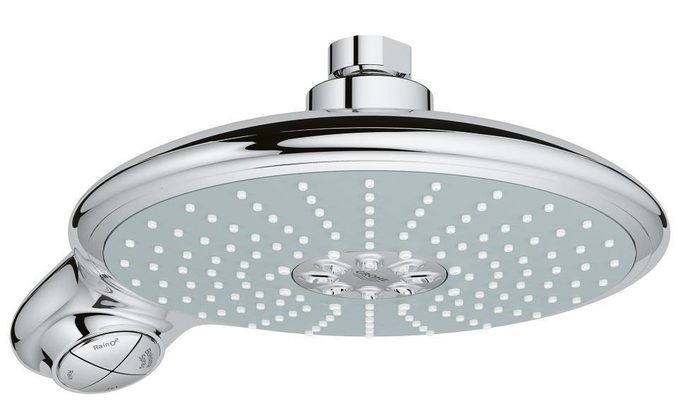 Grohe 27767000 POWER+SOUL 190 4-Function Shower Head - Chrome