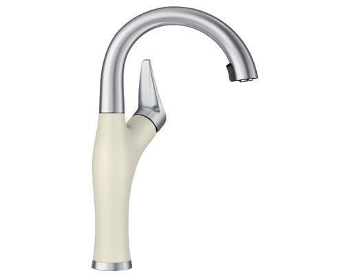 Blanco 403782 Artona Bar Faucet with Pulldown Spray - Stainless/Biscuit