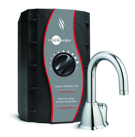 InSinkErator 44887B InVite HOT100 Push Button Instant Hot Water Dispenser System - Satin Nickel