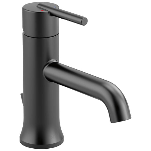 Delta 559LF-BLMPU Trinsic Single Hole Bathroom Faucet - Matte Black