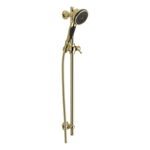 Delta 57021-PB 3-Setting Hand Shower with Slide Bar - Polished Brass