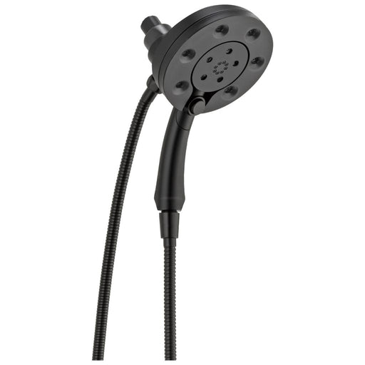 Delta 58472-BL In2ition H2Okinetic 4-Setting Two-In-One Hand Shower/Shower Head - Matte Black