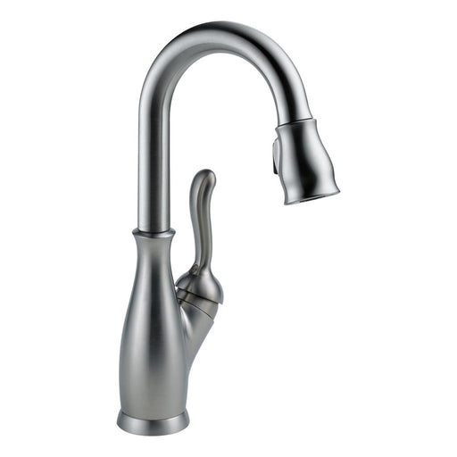 Delta 9678-AR-DST Leland Bar Faucet with Pulldown Spray - Arctic Stainless