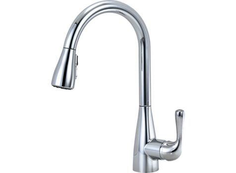 Delta 986LF Marley Kitchen Faucet with Pulldown Spray - Chrome