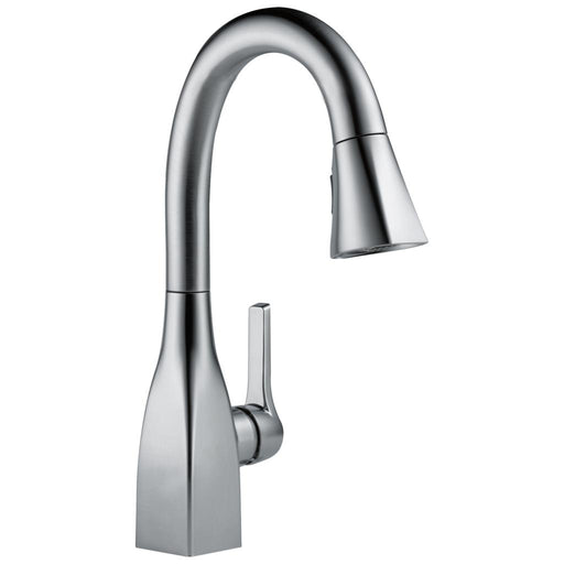 Delta 9983-AR-DST Mateo Bar Faucet with Pulldown Spray - Arctic Stainless