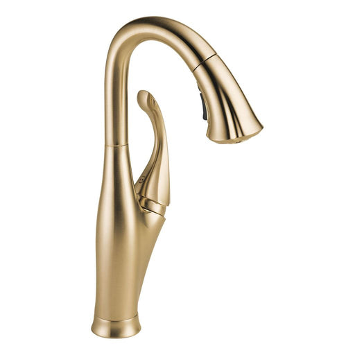 Delta 9992-CZ-DST Addison Bar Faucet with Pulldown Spray - Champagne Bronze