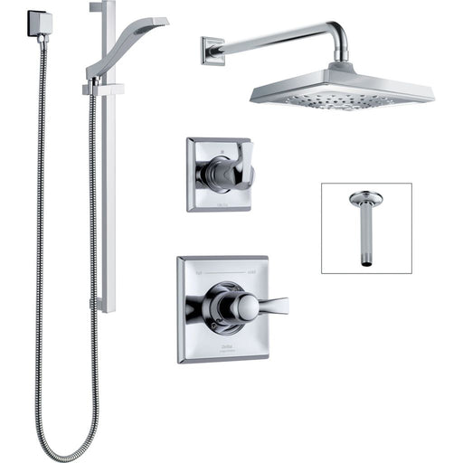 Delta DF-KIT10-WS Dryden Monitor 14 Series Shower Kit with Stops - Chrome