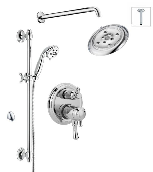 Delta DF-KIT12-WS 17 Series Integrated Diverter Shower Kit with Stops - Chrome