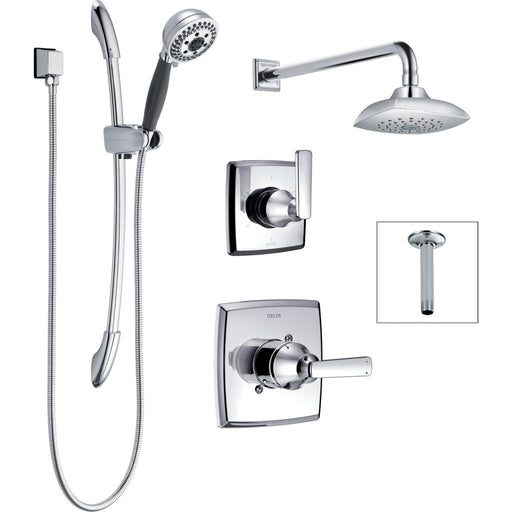Delta DF-KIT6-WS Ashlyn Monitor 14 Series Shower Kit with Stops - Chrome