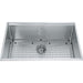 Kindred KCS30-10-10A 1 Bowl Fabricated Drop-In Sink with Bottom Grid - Stainless Steel