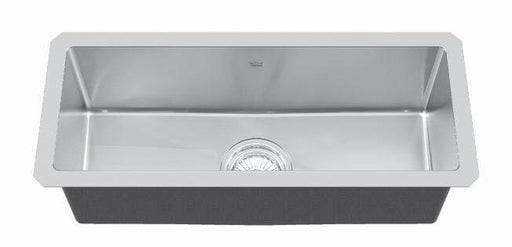 Kindred KCUS22A-8-10BG 1 Bowl Undermount Sink with Bottom Grid - Stainless Steel