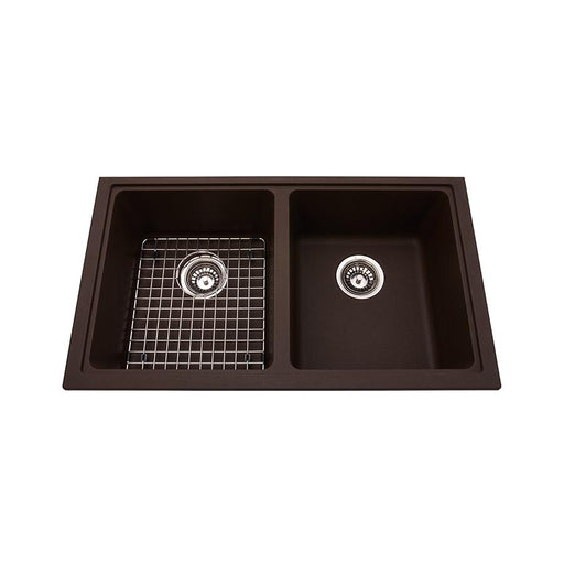 Kindred KGD1U-8ES Mythos 2 Bowl Undermount Granite Sink - Espresso