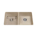 Kindred KGD2U-9CH Mythos 2 Bowl Undermount Granite Sink - Champagne