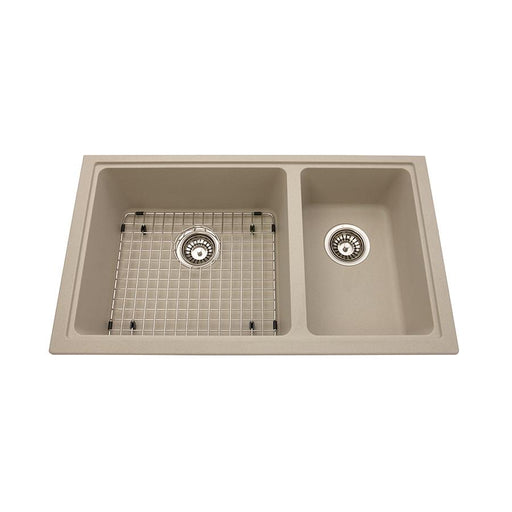 Kindred KGDCR1U-8CH Mythos 1-1/2 Bowl Undermount Granite Sink - Champagne