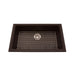 Kindred KGS1U-8ES Mythos 1 Bowl Undermount Granite Sink - Espresso