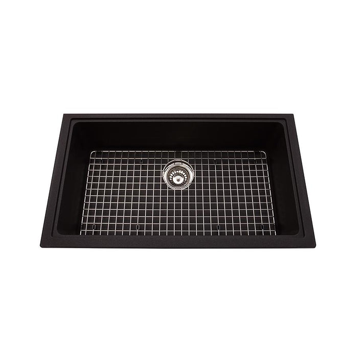 Kindred KGS1U-8ON Mythos 1 Bowl Undermount Granite Sink - Onyx