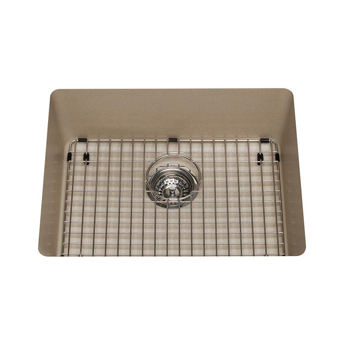 Kindred KGS2U-8CH Mythos 1 Bowl Undermount Granite Sink - Champagne