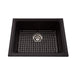 Kindred KGS2U-8ON Mythos 1 Bowl Undermount Granite Sink - Onyx