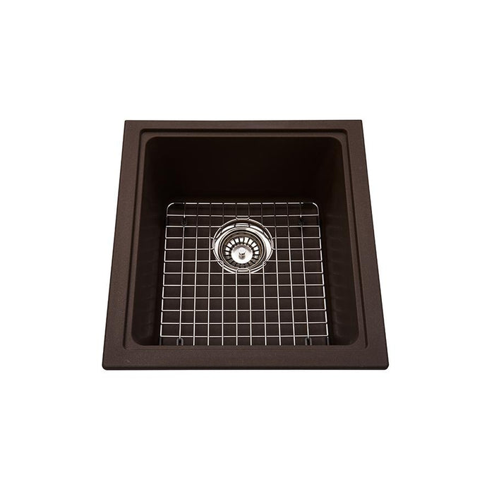 Kindred KGS3U-8ES Mythos 1 Bowl Undermount Granite Sink - Espresso