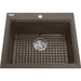 Kindred KGSL2023-8SM Mythos 1 Bowl Drop-In Granite Sink - Storm