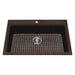 Kindred KGSL2031-8ES Mythos 1 Bowl Drop-In Granite Sink - Espresso