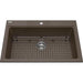 Kindred KGSL2031-8SM Mythos 1 Bowl Drop-In Granite Sink - Storm