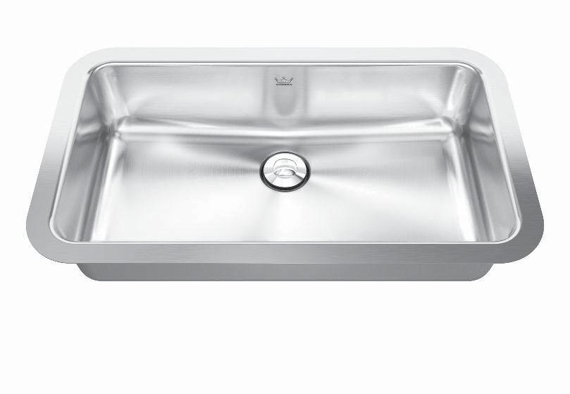 Kindred KSOWB1119U-5 Undermount Bathroom Sink - Stainless Steel