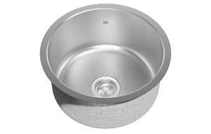 Kindred KSR1UA-9 Round 1 Bowl Undermount Sink - Stainless Steel