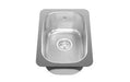 Kindred KSS3UA-7D 1 Bowl Undermount Sink - Stainless Steel