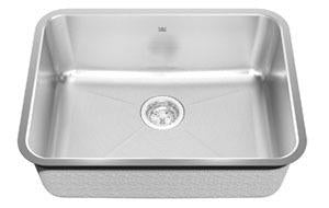 Kindred KSS6UA-9D 1 Bowl Undermount Sink - Stainless Steel