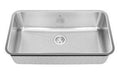 Kindred KSS7UA-9D 1 Bowl Undermount Sink - Stainless Steel