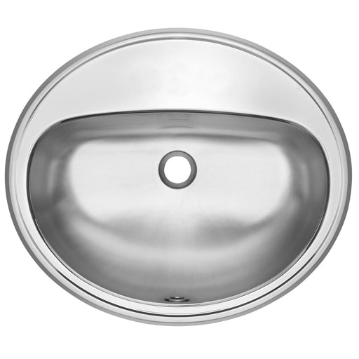 Franke OV1619-6-3 Oval Ledgeback Widespread Drop-In Bathroom Sink
