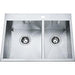 Kindred QCLF2027R-8-1 1-Hole 1-3/4 Bowl Dual Mount Sink - Stainless Steel