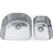 Kindred QDCU2031R-8 1-1/2 Bowl Undermount Sink - Stainless Steel