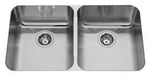 Kindred QDUA1933-8 2 Bowl Undermount Sink - Stainless Steel