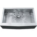 Kindred QSFS31B 1 Bowl Apron Front Farmhouse Sink - Stainless Steel