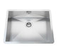 Kindred QSFU1925-8 1 Bowl Undermount Sink - Stainless Steel